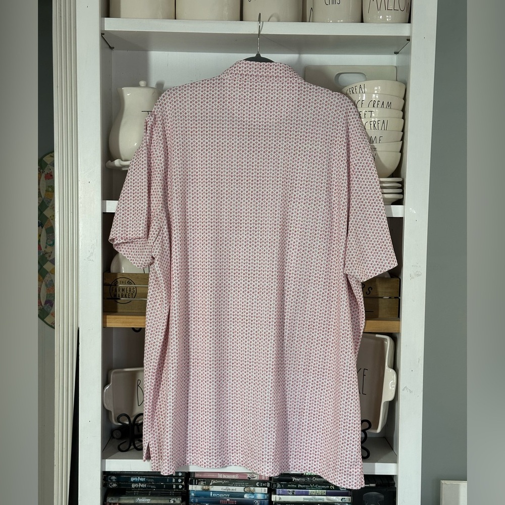 NEW JOHNNIE-O enzo printed polo in tango - Picture 4 of 12